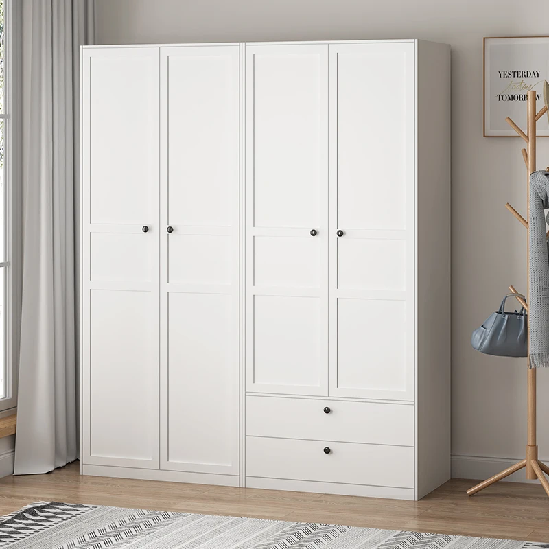 Luoyang Bedroom Furniture Steel Wardrobe Closet Cupboards for Bedroom Wardrobe Armoire Dressing manufacture