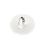 Silver Earring Silver Bullet Clutch Earring Safety Backings Findings Round Rubber Earring Stoppers