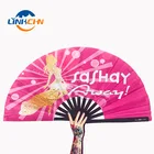 Folding Fan Fan Folding Hand Fan Customized New Design Big Size Folding Hand Fan Kung Fu Fan