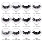 Eyelashes 2021 New Mink Lashes 3d Wholesale Vendor 15mm-20mm Dramatic Fluffy Messy Natural Mink Eyelashes