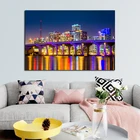 Canvas Print Living Room Bridge City Night Light Up Decor Led Canvas Print Art Picture Manufacturers