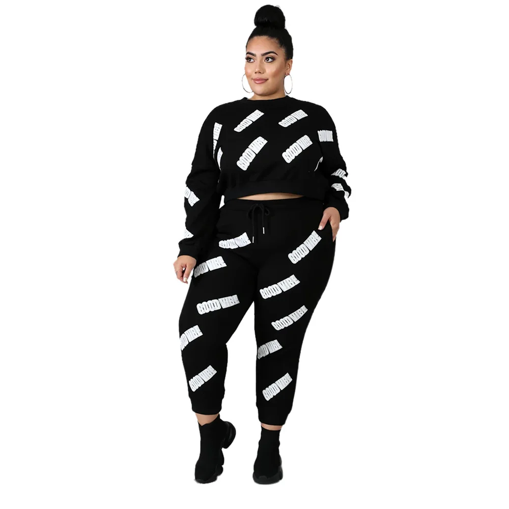 Two Piece Hoodie And Sweat Pants Set 