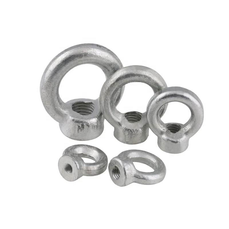 Din Zinc Plated Eye Bolts Electro Galvanized Drop Forged Carbon Steel