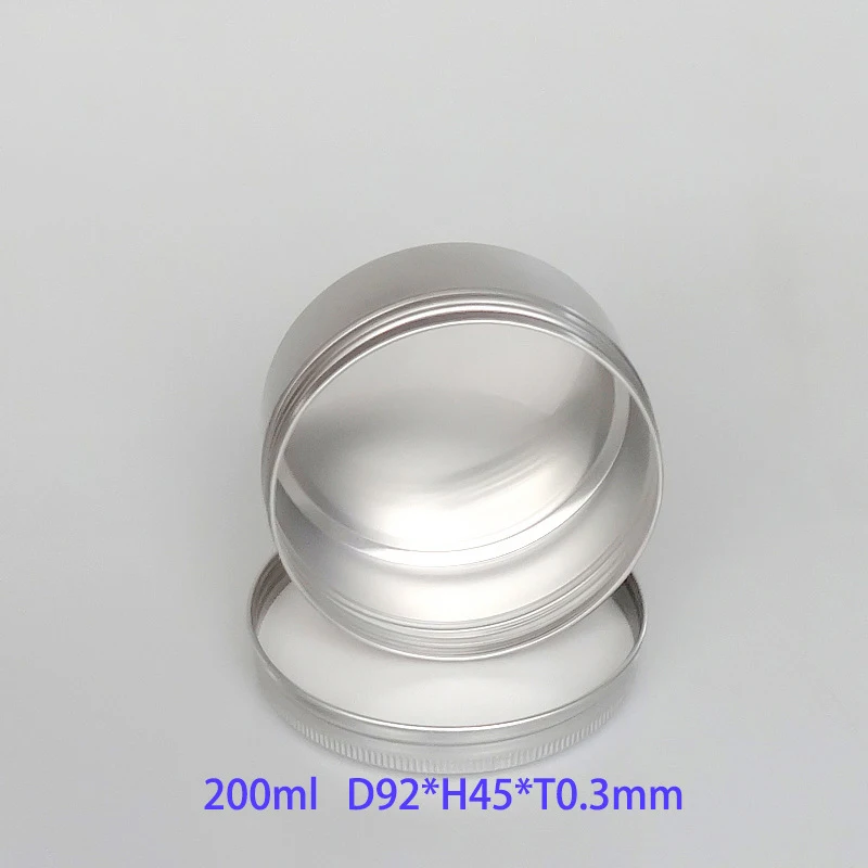 product 200ml wholesale round candle aluminum jar tea seal jar cream mask jar-29