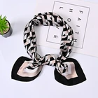 Scarf Fashion Digital Printing 70 Square Scarf Fashion Women's Scarf Custom Logo Silk Satin Scarf