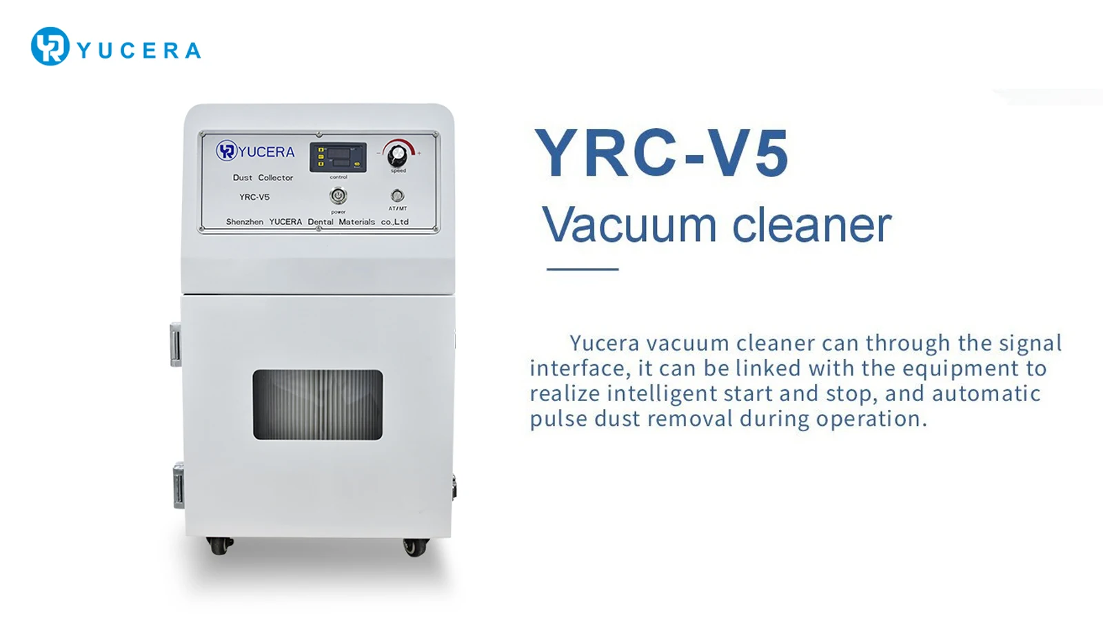 V5 Economical LED Dental Laboratory Dust Collector - Energy Saving and Efficient Filtration