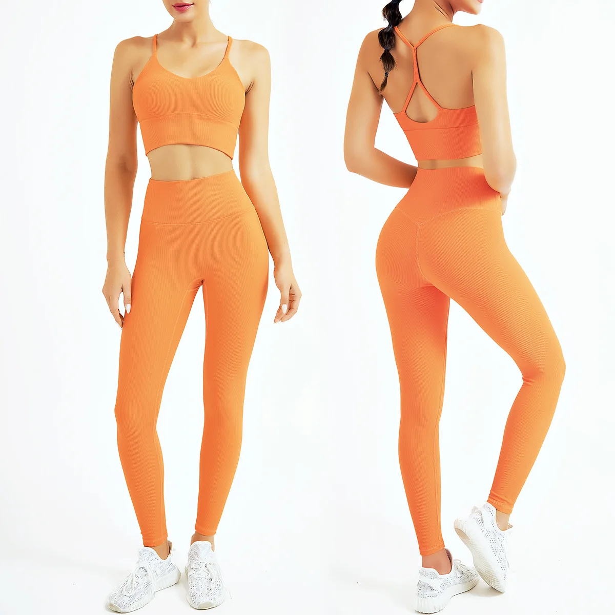 Setelan Pakaian Yoga \u0026 Gym Wanita 