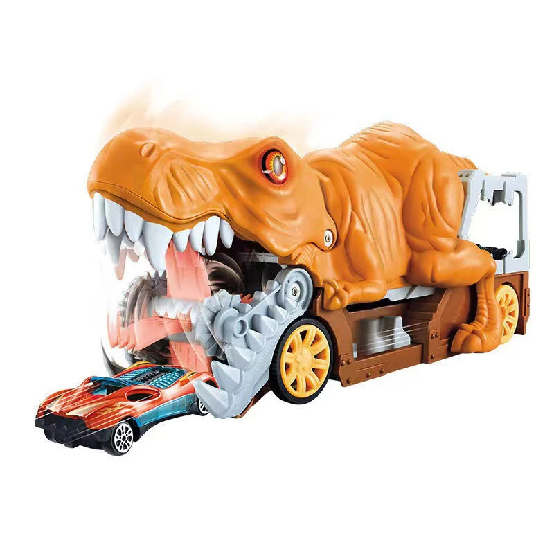 2pcs alloy mini car big dinosaur electric toy cars kids for big girls with light and music