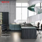 Office Desk Wooden Executive Desk Modern Design Office Desk Furniture With Storage Cabinet Ceo Director Manager Executive Desk Office Table Boss Executive Desk