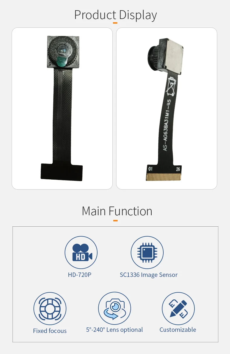 DGZX 1MP HD Car Car Recorder Reverse Rear View Camera Module PCBA SC1336 720P 60fps Mipi Interface插图1 DGZX 1MP HD Car Car Recorder Reverse Rear View Camera Module PCBA SC1336 720P 60fps Mipi Interface插图1