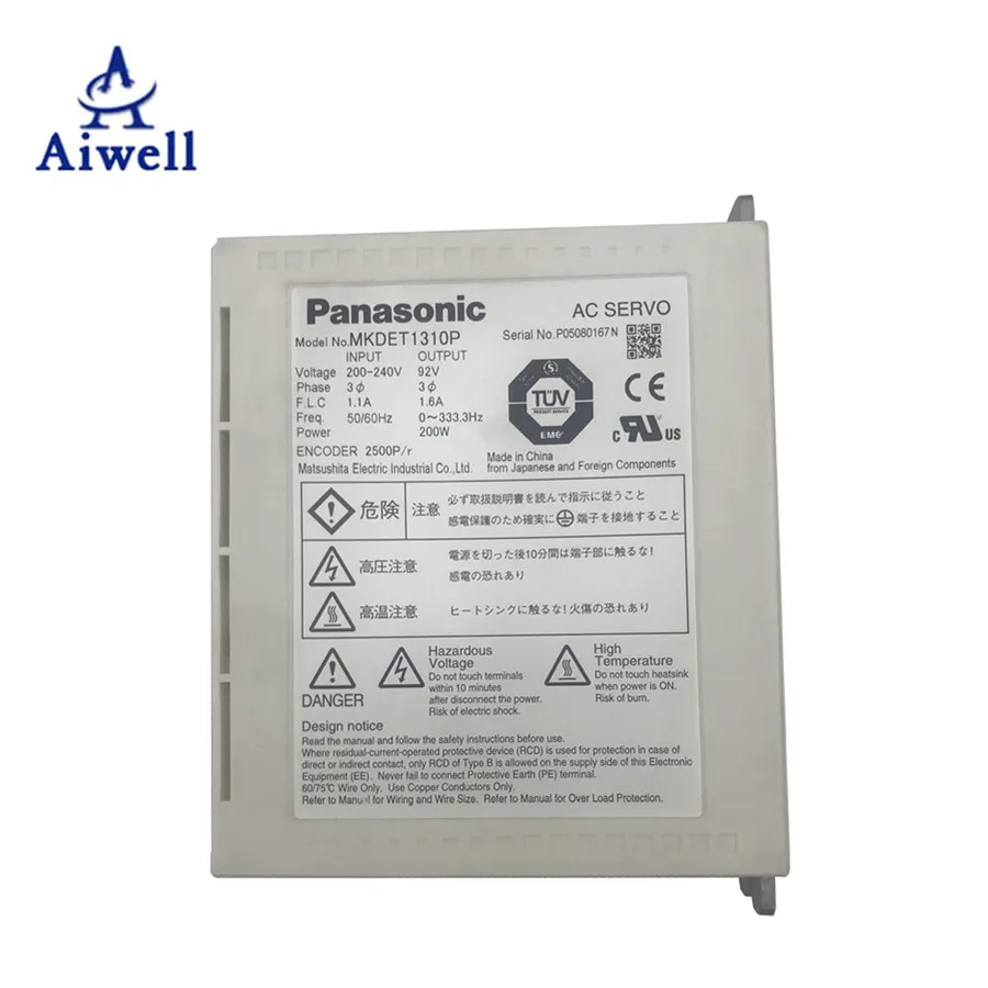 1pc Panasonic AC Servo Drive MKDET1310P Good in for sale online 