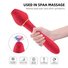 Soft Silicone Clitoral Sucking Pussy Vaginal Sex Toy G-spot Massager Rose Vibrator For Women