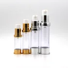 Bottle Spray Bottle 5ml/10ml/15ml/20ml/30ml Silver Eye Cream Aluminum Lotion Spray Pump Airless Bottle