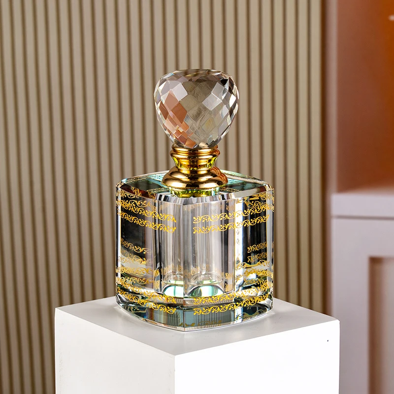 product hot sale 12ml grand luxury glass empty bottle can be customized elegant crystal perfume bottle-9