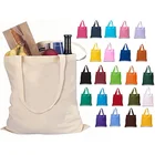 Bags Pattern Shopping Bags Heavy Duty Wholesale Tote Ladies Shoulder Reusable Canvas Cotton Shopping Bags