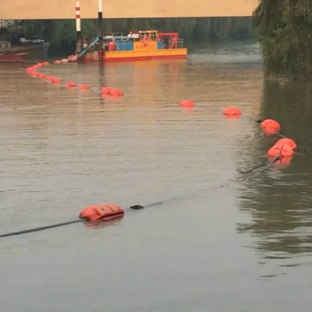 Polyethylene Floating Barrier Pipeline Floater Warning Marking Floats