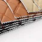 Leather For Making Quilted Embroidery Laser PVC Leather Limited For Car Seat Cover Making