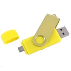 High Speed OTG Metal Swivel Usb Flash Drive Custom 1/2/4/8/16/32/64GB Memory Android Drive For Promotion