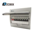 Circuit Box ZCEBOX Flush Mounting Ways Distribution Consumer Unit Circuit Breaker Protection Box