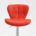 Adjustment Height Luxury Leather Red High Stool Bar Chair For Home Bar