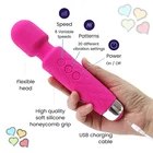Vibrator 2020 Hot Selling Women Vibrator Soft Silicone Adult Av Wand Sex Toys