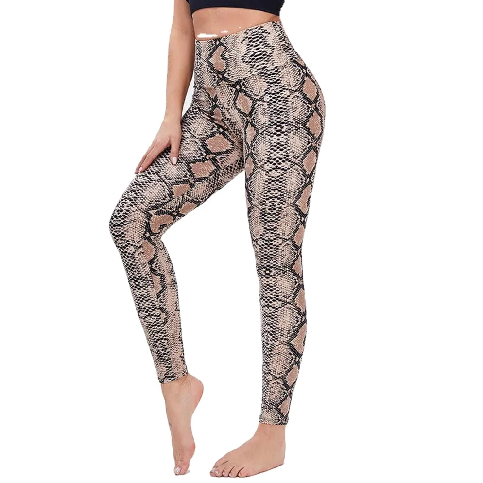 snake workout leggings