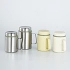 Drinkware Double Stainless Steel Cup With Lid Insulated Tumblers Coffee Mug With Handle