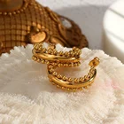 Earrings Beaded Fringe Bohemia Earrings Beaded Hoop Earrings Gold Filled Beaded Hoop Earrings