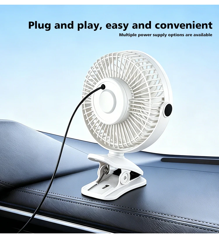 Ceiling Fan, Portable, Plastic, 12W - detail 8