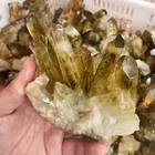 Crystal Crystals Healing Stones Wholesale Natural Yellow Raw Gemstone Quartz Smoky Citrine Rough Crystal Cluster