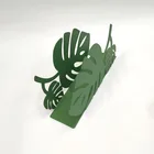 Leaf Table Reasonable Price Iron Leaf Decoration Decorative 6 Piece Table Napkin Rack Napkin Display Rack
