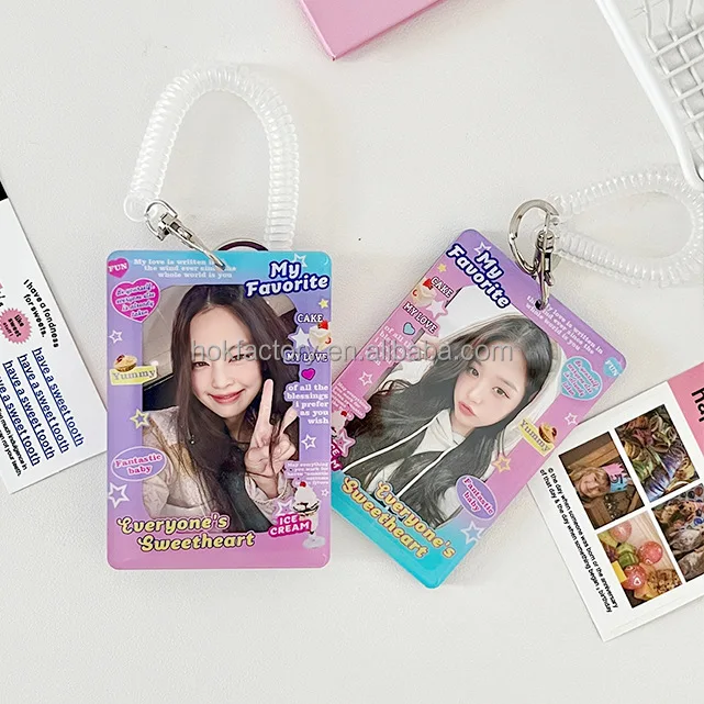 New Custom Design Pc Acrylic Photocard Holder Kpop Photocard Card