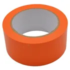 Tape Colored Marking Tape Orange Color Self-Adhesive Decorative Vinyl Tape Easy Tear Pvc Protection Tape