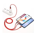 Cord 3in1 Usb Cable Usb Type C Charging Cable Cord For Huawei P20 Pro Mate 20 Pro Xiaomi Mi 9 8 3in1 Usb Charge Cable
