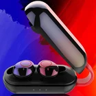 Handsfree Bluetooth Headset Twin True Wireless Earbuds Auto Pair Earphone Handsfree Tws Bluetooth Headphone