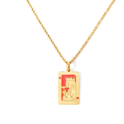 New arrival stainless steel 18k gold plated colorful enamel Queen sun moon necklace for women