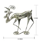 Table Hengfa Metal Handcraft Creative Home Table Decor Christmas Gift Metal Animal Silver Tabletop Deer