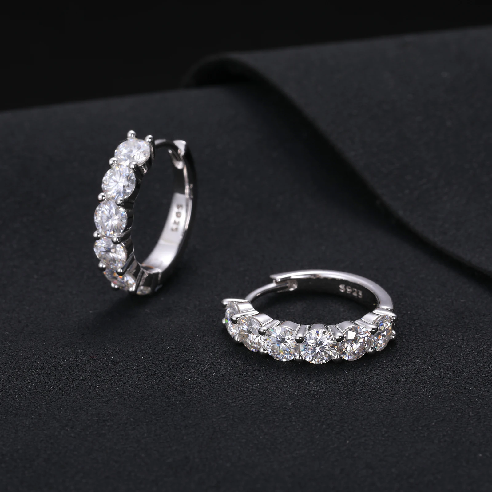Luxury Moissanite Earring 925 Sterling Silver Fine Jewelry Earrings Wedding Gift For Guests Earrings Women