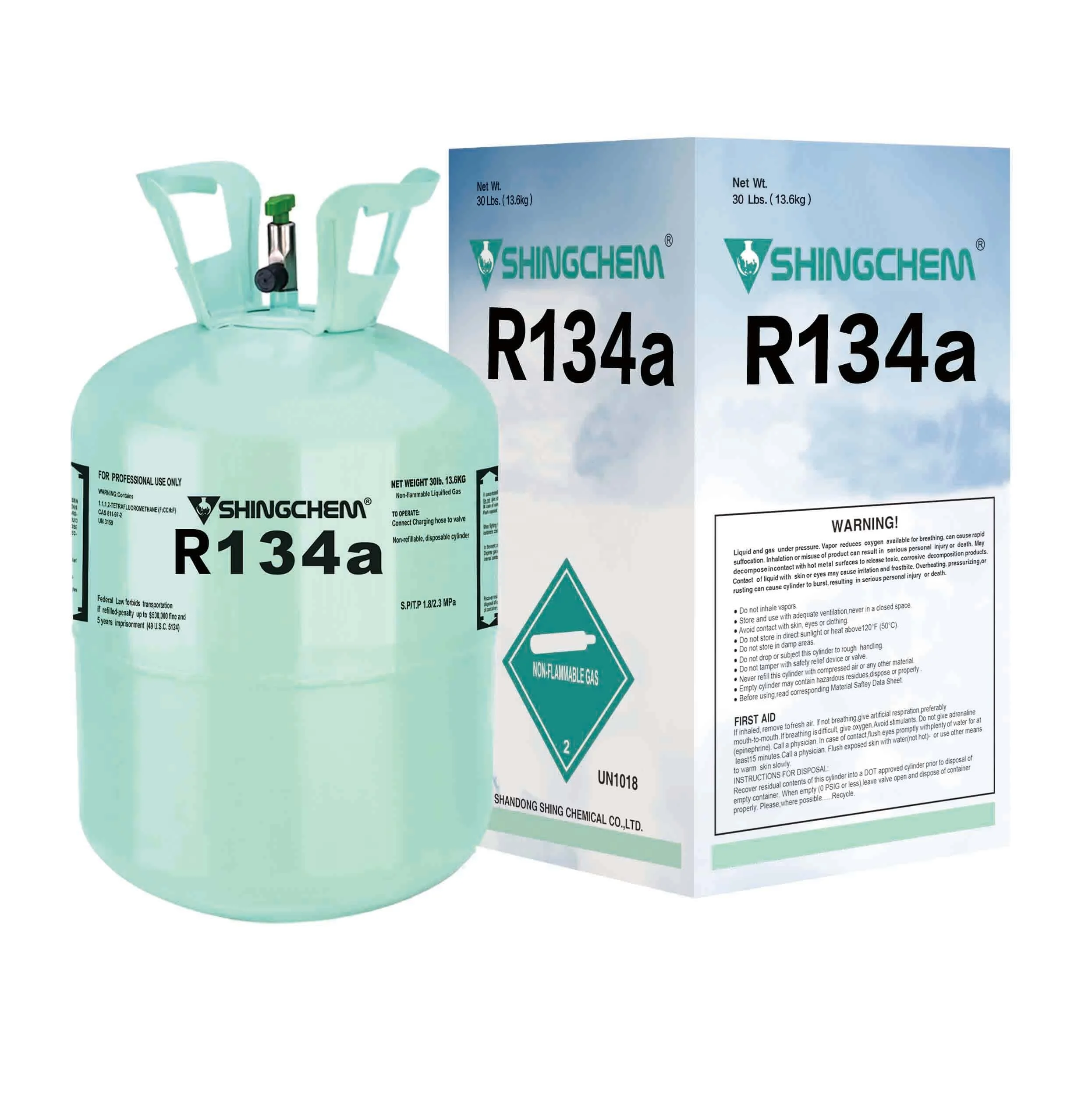 Shingchem R134a Refrigerant Gas R134a Refrigerant Gas 13 6kg Buy