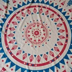 Beach Towel Beach Customised Design Printing Extra Large Round Microfiber Beach Towel With White Tassels