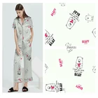 Printed Sleepwear Custom Printed Cartoon Sleepwear