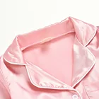 Set Pyjamas Pajamas Wholesale Cotton Sleepwear Set Solid Color Girls Pyjamas Satin Kids Pajamas