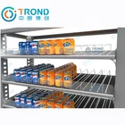 Rack Beverage Rack Display Pallet Rack Flexible Display Equipment Shelf Roller Pusher System For Beverage Dairy