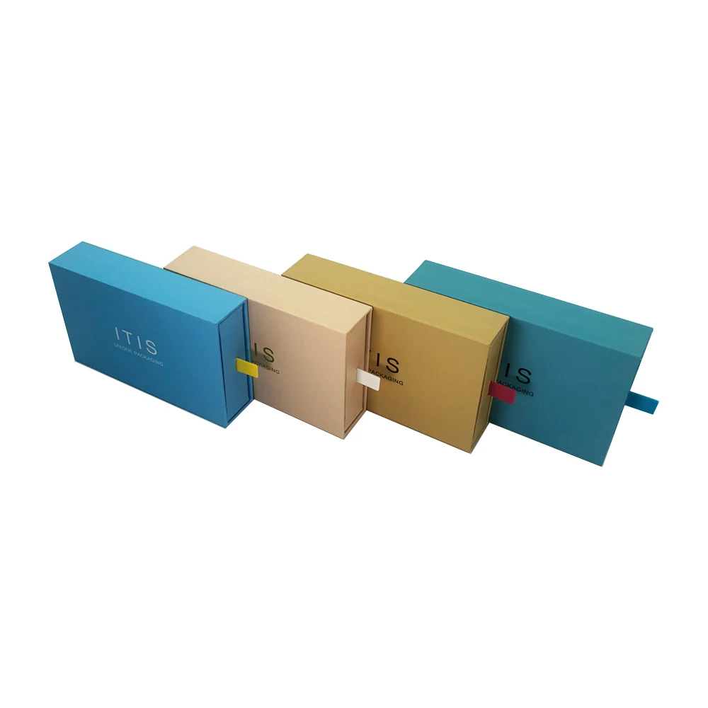 product custom color printed luxury premium eco friendly matt sliding drawer pull out perfume cosmetic gift paper box packaging-1