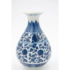 Table Decoration Ceramic Decor Traditional Chinese Blue And White Vase Ceramic Table Vase For Decoration