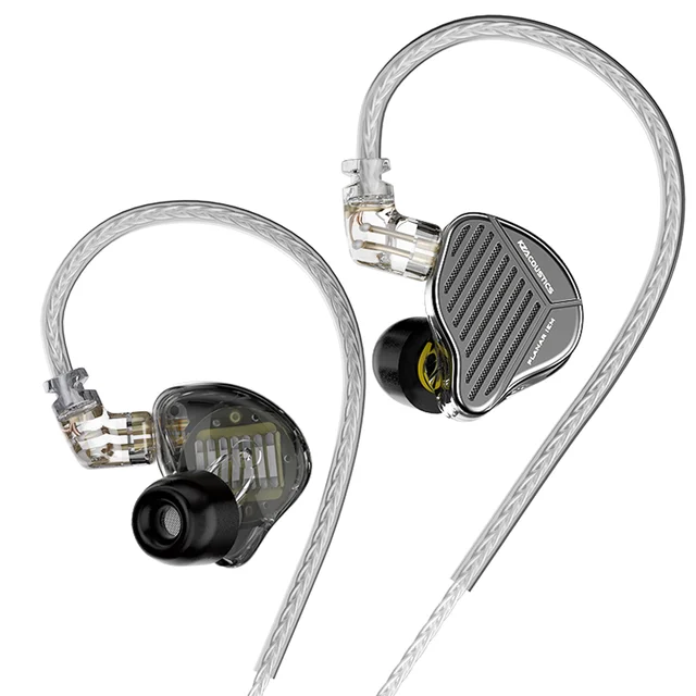 KZ PR1 Pro 13.2MM  Dynamic Planar Magnetic IEM Wired Earphone In-Ear Monitor HiFi Headset Game Sport Earbuds Headphones