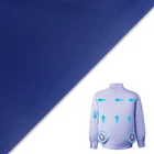 Blue Checked Blue Flame Retardant Anti-static Checked Uniform Fabric