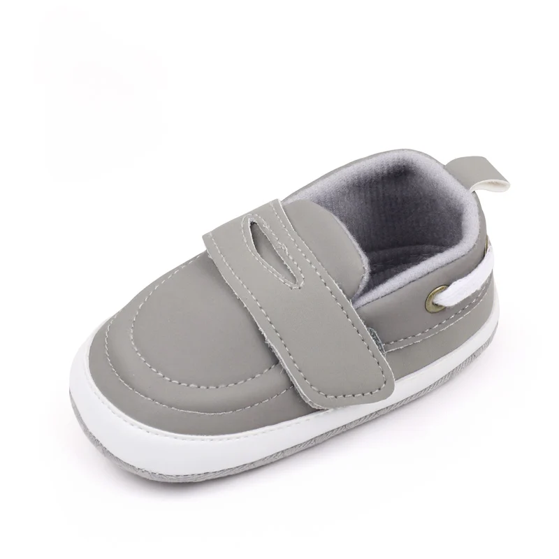 Simple Casual 0-12 Months Baby Soft Toddler Shoes Solid Color for Spring and Autumn manufacture