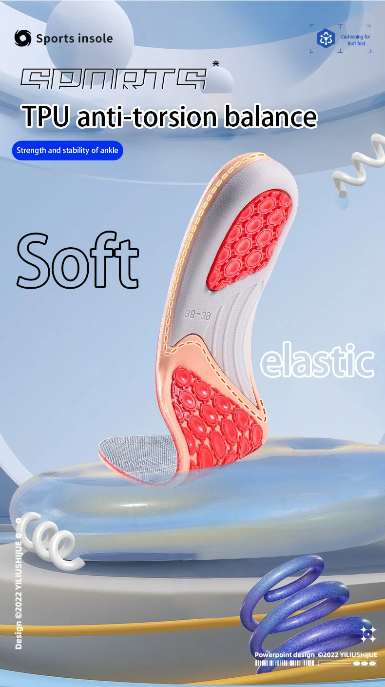 Custom Anti Slip Sports Insoles TPU Arch Support Wholesale Custom Anti Slip Sports Insoles TPU Arch Support Wholesale