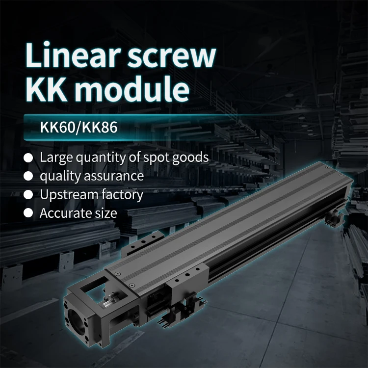 KK60/86 Linear Micro Module High-precision Steel Based Ball Screw Sliding Table Automated Robotic Arm factory